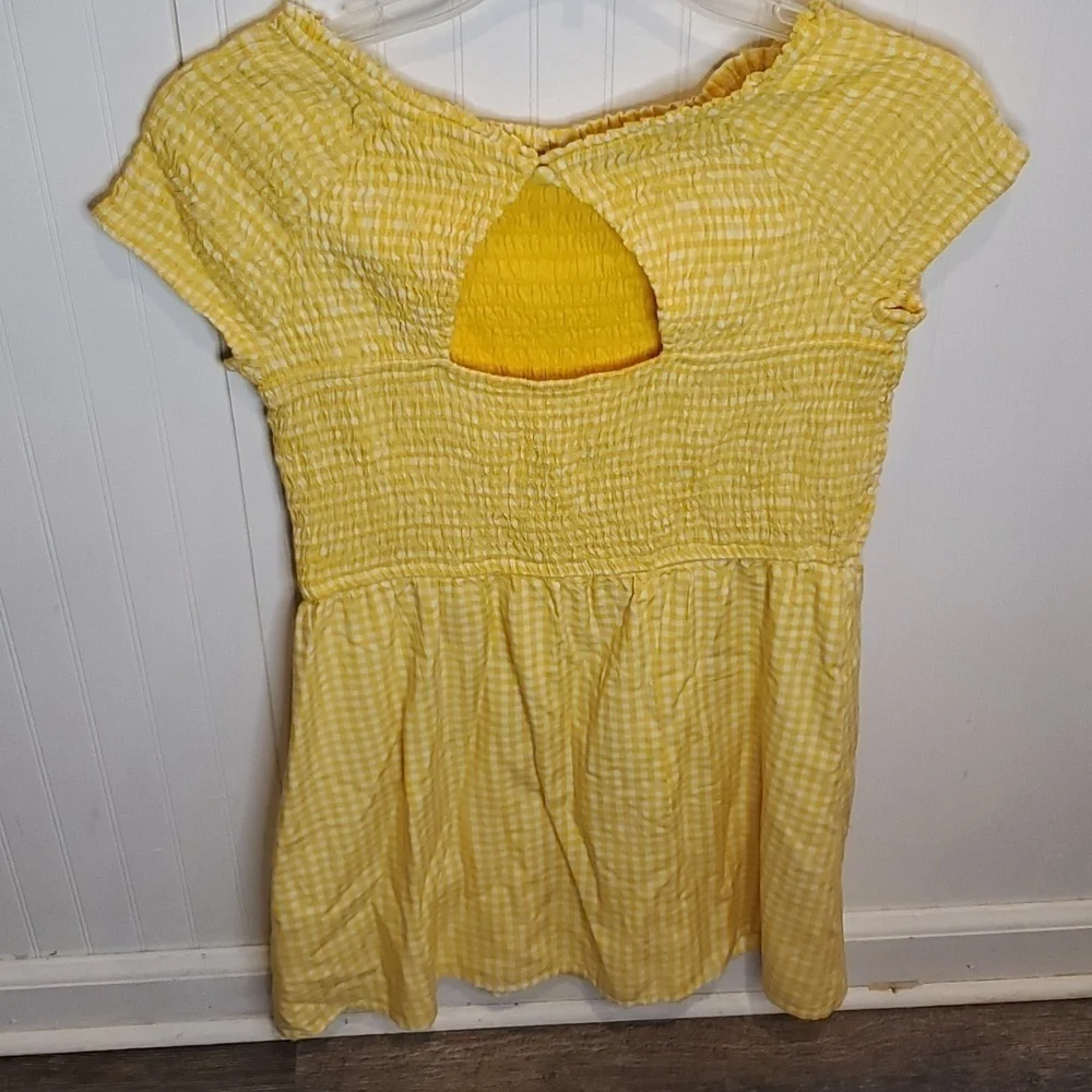 NWT Abercrombie and fitch girls gingham‎ Dress 13/14